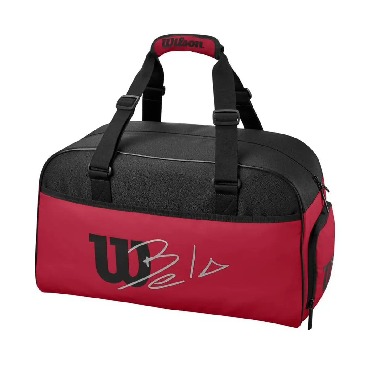 Wilson Small Duffel Bag Negro/Rojo
