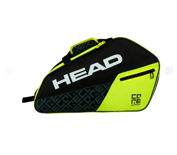 Head Core Padel Combi Bag Negro y amarillo
