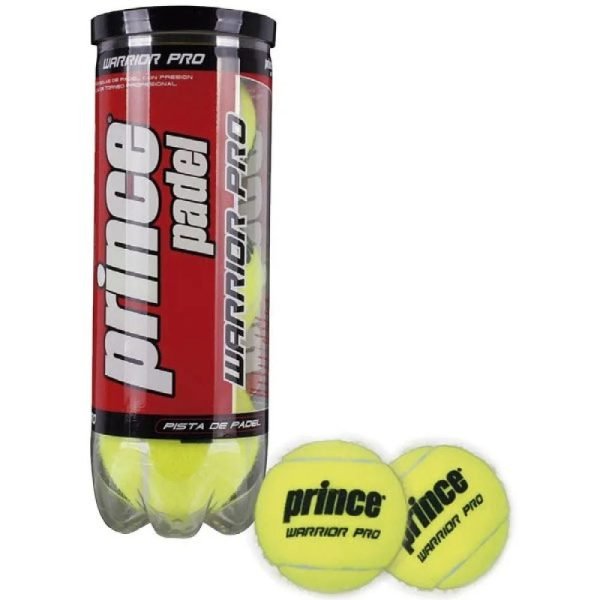 Pelotas de pádel Prince Warrior Pro 0100051 (bote de 3)